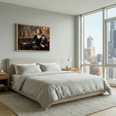 Ensemble élégant de toiles murales pour piano (1 pièce)