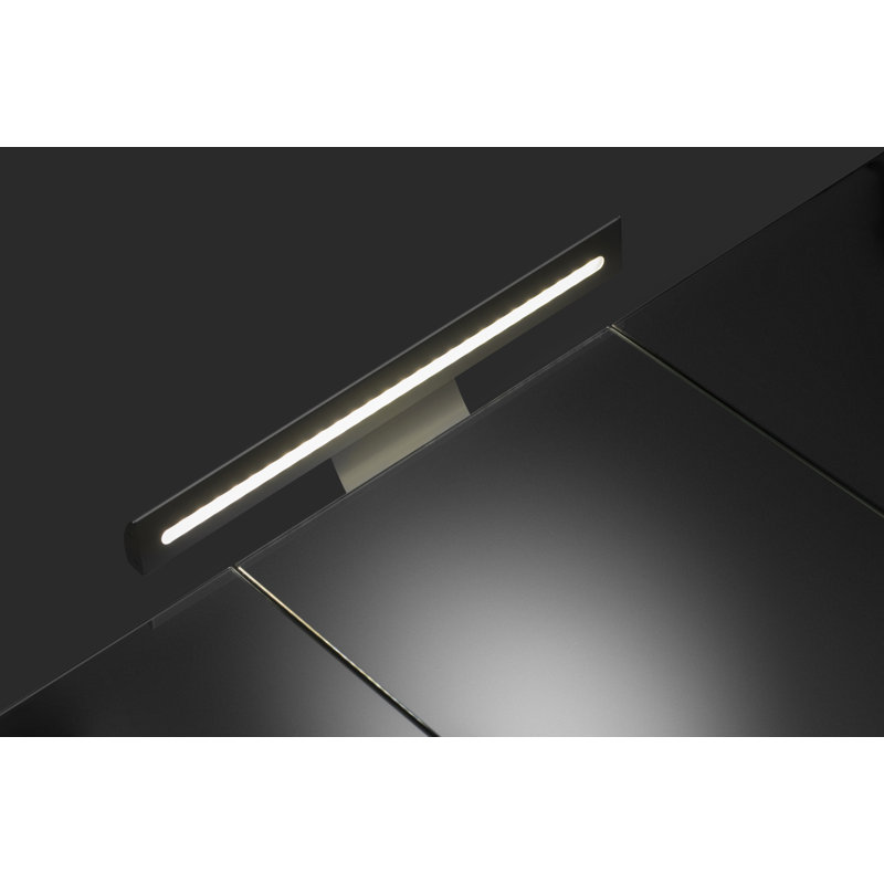 900mm W 766mm H Surface Frameless Medicine Cabinet Mirror 2 Adjustable