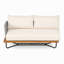 Ensemble de canapé modulaire d'extérieur en bois d'acacia tissé avec corde