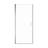 32" W X 72" H Semi-Frameless Circular Pivot Shower Door With 1/4" (6Mm) Thick Tempered Glass-125317009
