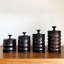 Ebony Wood Collection Wood Jar-2059041951