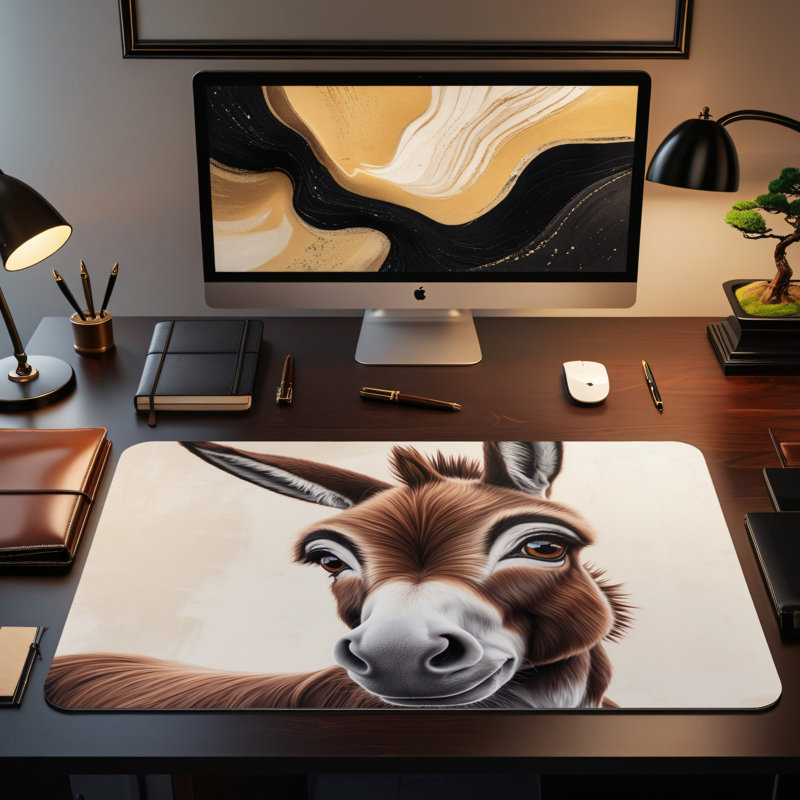 Polyester Desk Pad, 14.4x12.1