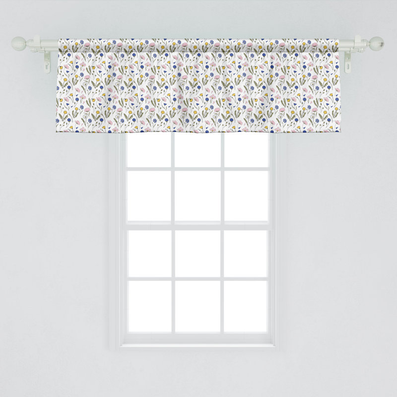Ensemble de 2 cantonnières Ambesonne Dandelion, L 54 po x L 12 po