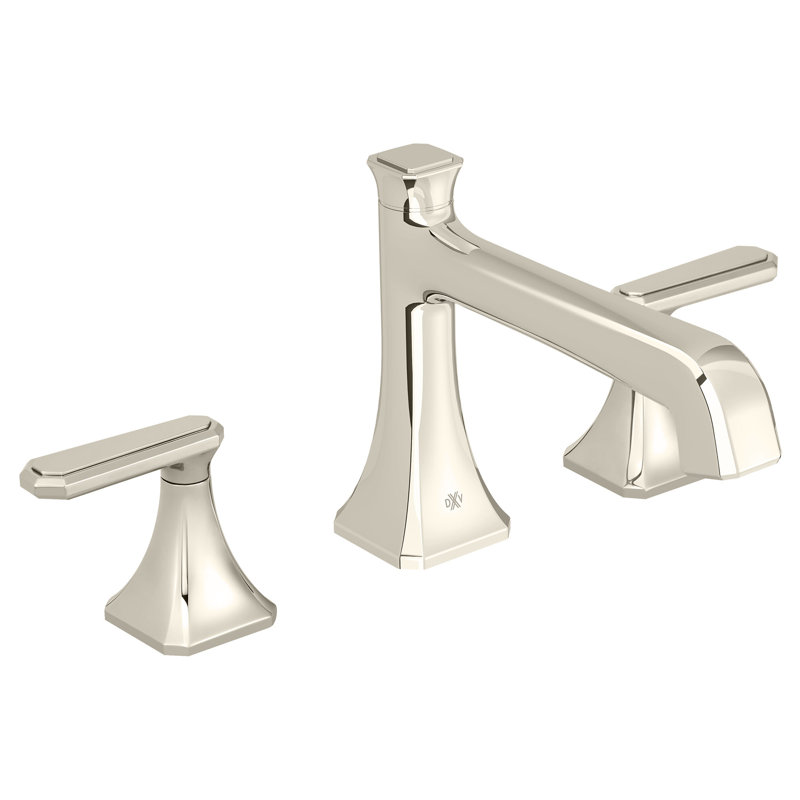 Belshire Low Spout Widespread Bathroom Faucet, Platinum Nickel