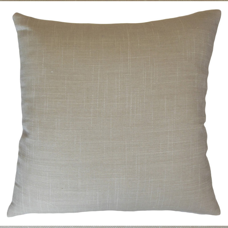 Coussin Elior, Hauteur (26 po) x largeur (26 po), Latte