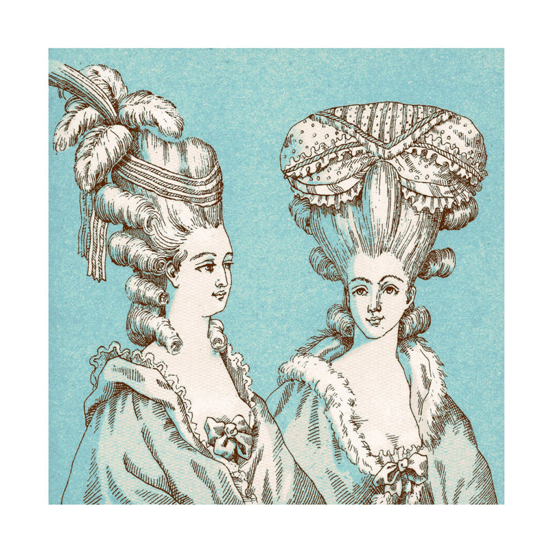 Art sur toile Marcus Jules Marie Antoniette, H 14 po x l 14 po