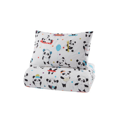 Lorenco Cotton No Pattern Bedspread with Pillowcases