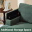 Canapé d'intérieur, canapé en L avec organiseur d'accoudoirs, canapés à 3 places avec repose-pieds mobile, canapé modulaire confortable avec coussin épais pour les espaces de vie-1366203665