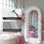 Miroir de plancher en bois manufacturé Jezell-142387188-142387191