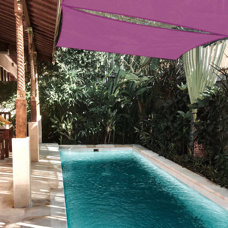 Yescom 10' Square Shade Sail, Fuchsia, 10' x 10'