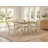 Deral 6 - Person Farmhouse Rectangular Solid Wood Dining Set, Brown/White-1431796532-1439732395