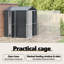247cm Galvanised Steel Floor Bird Cage