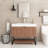 36 In. Bathroom Vanity With Drawer And Open Shelf