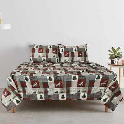 100% Cotton Flannel Sheet Set