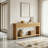 Console Table with 3 Drawers-256226108