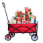 Chariot de plage pliant Wagon Garden (rouge)-117353902-117353901