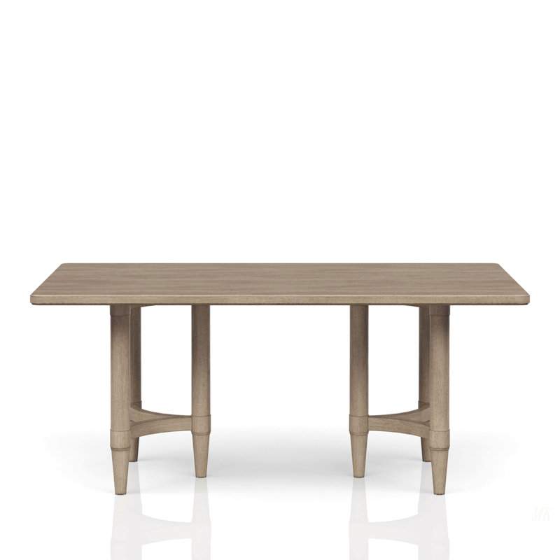 Table de salle à manger à hauteur de comptoir au fini sable