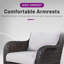 Swivel and sliding wicker patio chairs-2117509975-2117509931