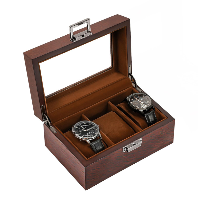 Boîte à montre en bois pour homme