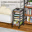 24.6'' H x 11.02'' W File Cart with Wheels