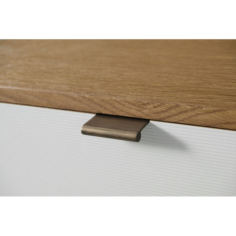 Kyoto 2 - Drawer Nightstand, White/Natural