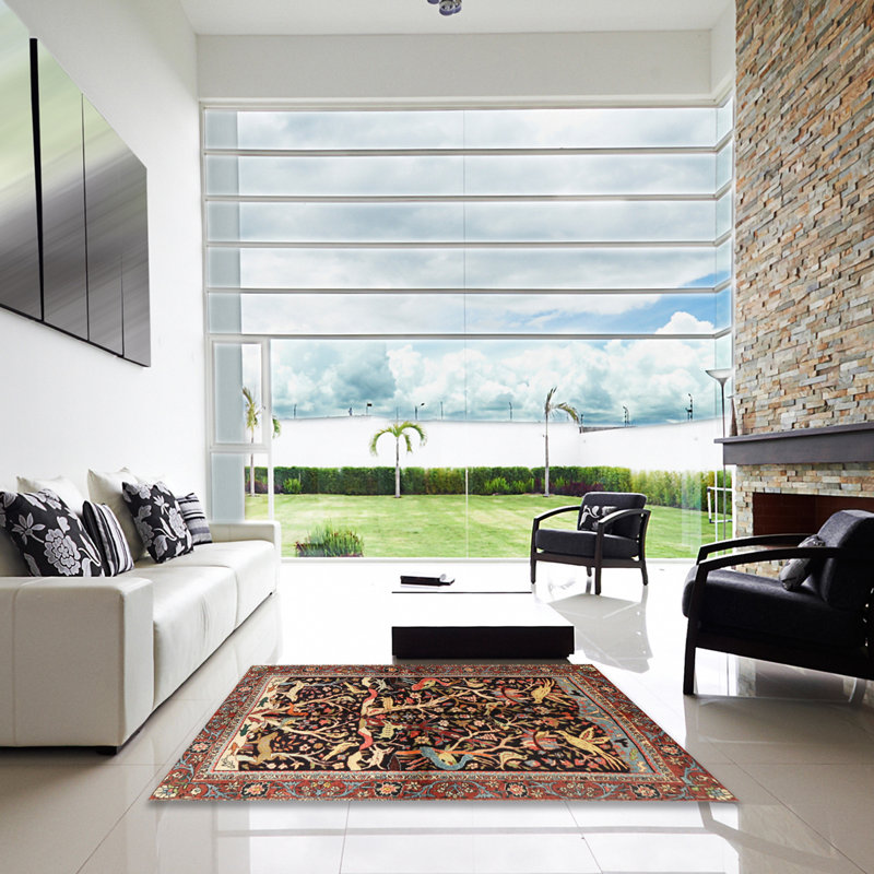 Vas Performance Oriental Indoor Rug, Square 3'