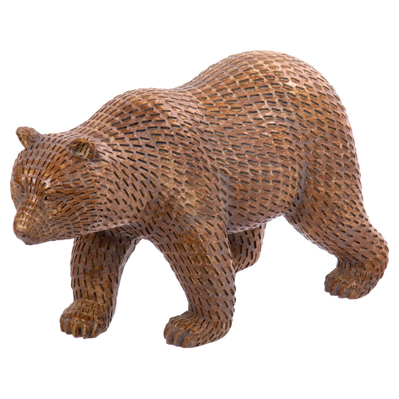 Grand figurine ours à marche Keyshawn