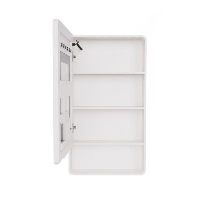 Armoire à pharmacie 1 porte à DEL avec lumière chaude et antibuée