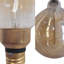 Ampoule surdimensionnée zigzag ambre