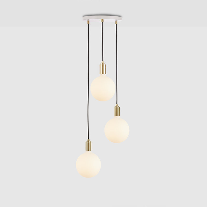 Sphere IV 3 - Light Pendant, Brass