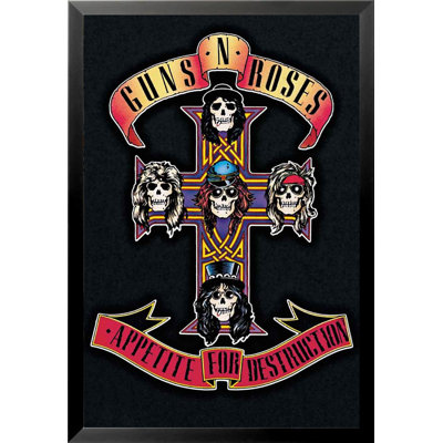 «Guns n Roses - Appetite for Destruction», musique, impression sur papier