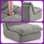 Fauteuil ergonomique en forme de nuage - canapé d'appoint moderne pour le salon, la chambre à coucher et le bureau-2051181673
