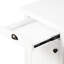 67'' Home Office Writing Table With Storage, White. 2 Cabinets, 3 Drawers. Spacious Work Area For Living Room, Study. Solid Wood & . Modern Style. Silent Drawer Rails. Adjustable Shelves Desk Back,