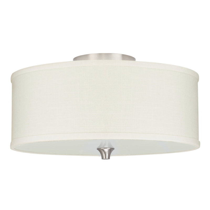Jaytin Fabric Semi Flush Mount