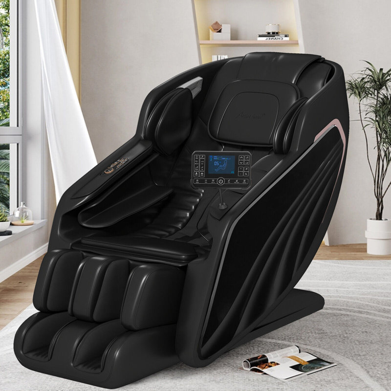 Fauteuil de massage 4d Sl-rail Zero Gravity, Noir, noir, noir, noir