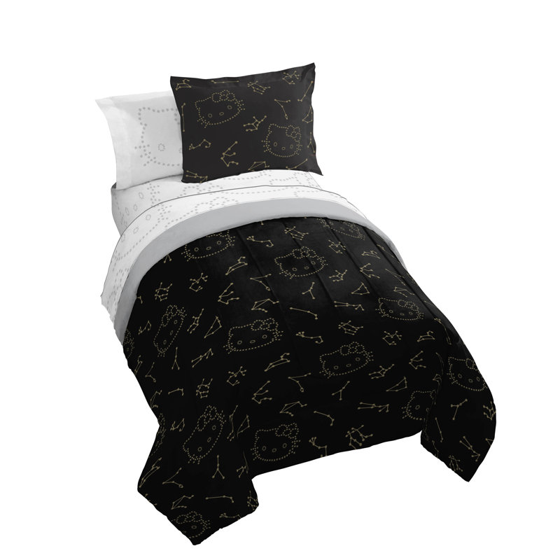 Ensemble de lit simple Hello Kitty Contellations