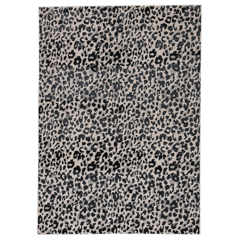 Tapis gris / noir Jocquis, Rectangle de 11 pi 8 po x 15 pi