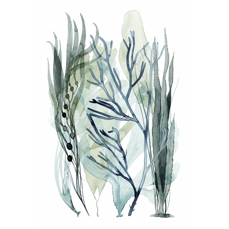Sea Leaves III by Grace Popp - Wrapped Canvas Painting, 46cm H x 30cm W 
