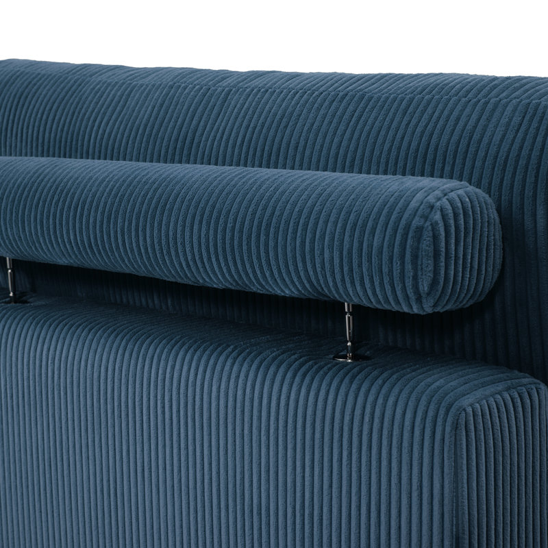 Upholstered Chaise Lounge, Left Hand Facing