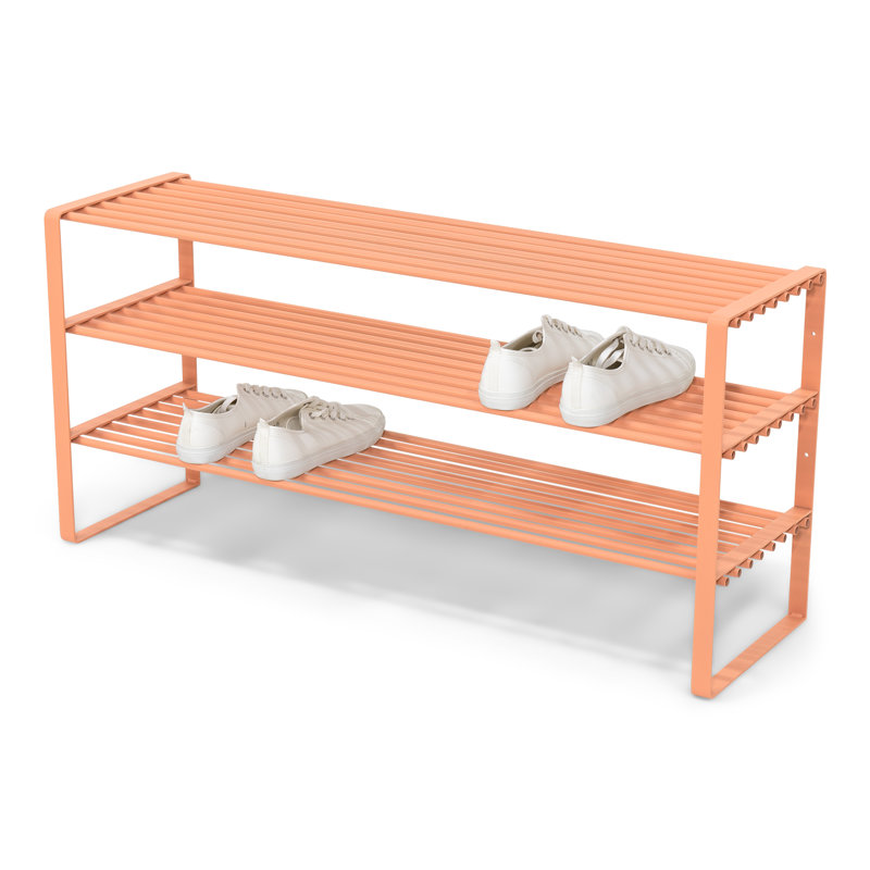 Rex 9 Pair Shoe Rack, Orange