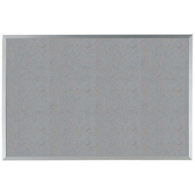 AARCO No Wall Vinyl Bulletin Board, Potato Skin, Aluminum, 24" H x 36" W