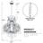 Tomball 10 - Light 24.5"W Dimmable Traditional Classic Chandelier with Crystal & Metal Frame for Living Room or Dining Room-1265734025