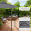 Pavillon de jardin pour barbecue 8 'x 5'
