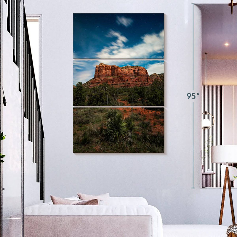 Alvord Sedona, désert de l'Arizona, H 74 po x l 48 po