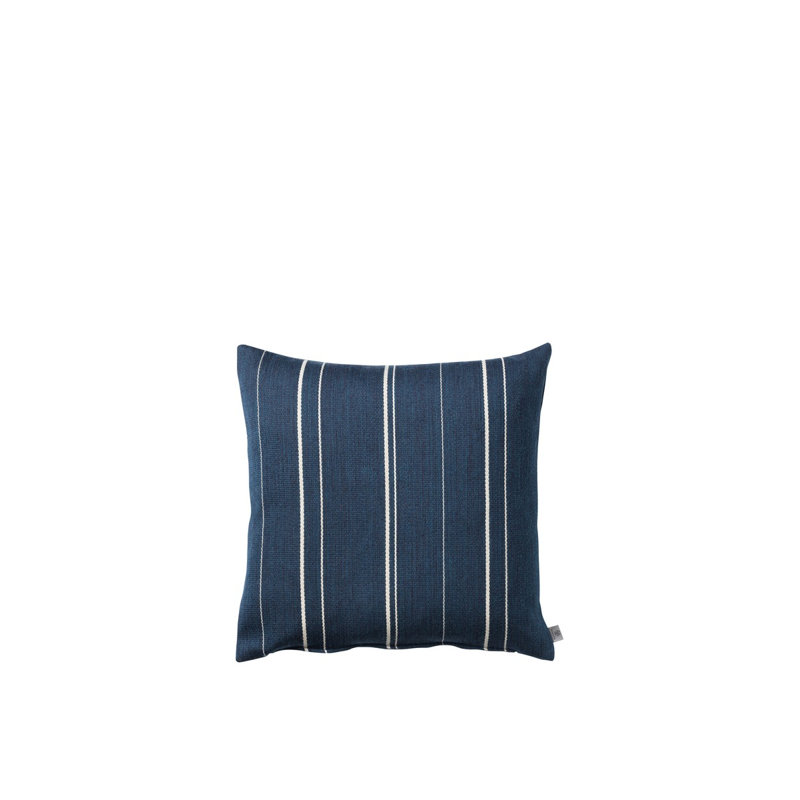 Rabjerg Wool Pillow Cover & Insert, Blue/White, Square 19.69"