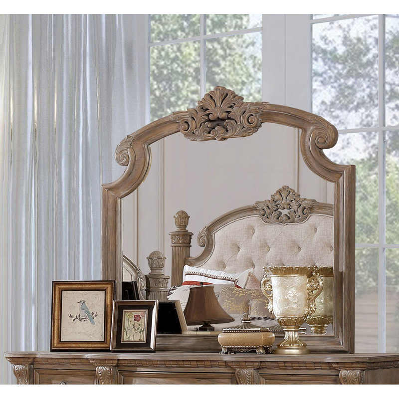 Miroir de commode traditionnel Whitbeck