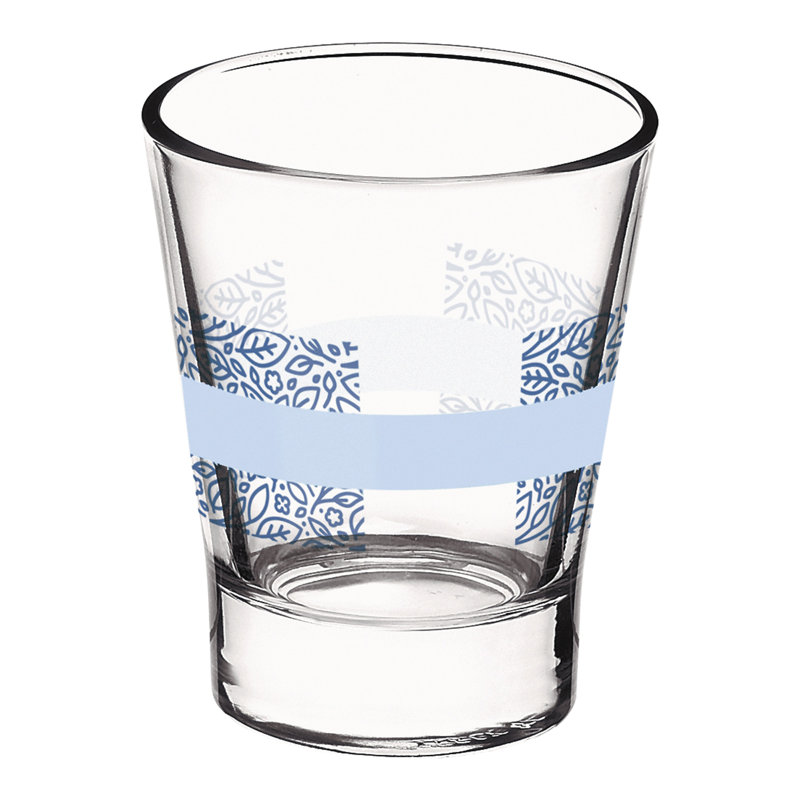 85ml Shot Glass / Shooter, Blue, 6