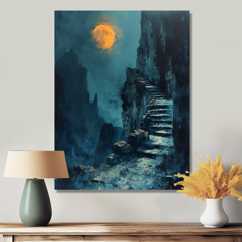 «Black Fortteresse for Dragon II», reproduction d'art mural, Toile tendue, H 32 po x l 24 po x P 1 po