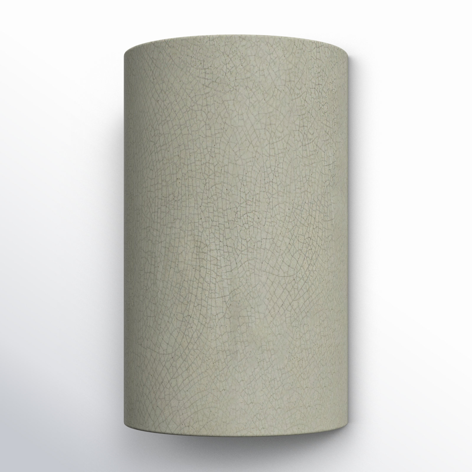 Nomad Ceramic Outdoor Sconce, Celadon Green Crackle