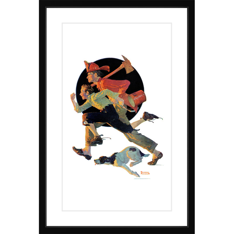 Norman Rockwell - Wrapped Canvas Print, 91 cm H x 61 cm W x 4cm D
